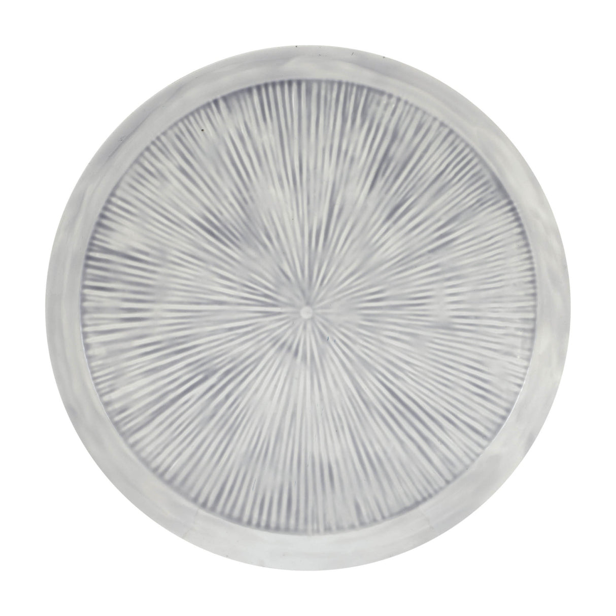 Round Etched Metal Tray 13.5"D
