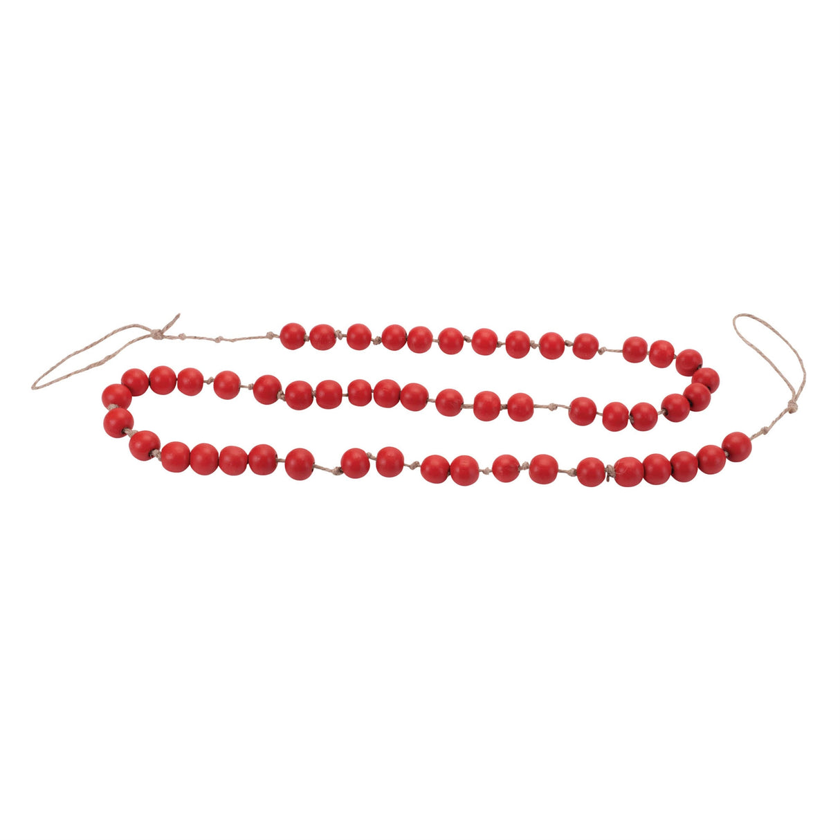 Wood Beaded String Garland (Set of 2)