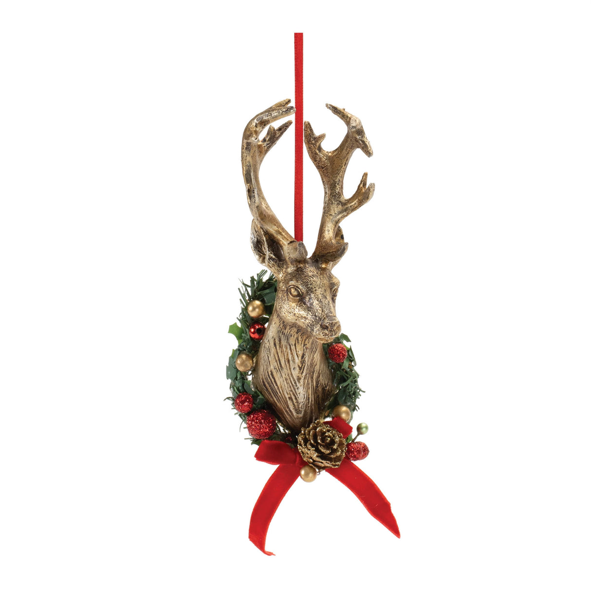 Deer-head-mount-ornament-(set-of-6)-Christmas-Ornaments
