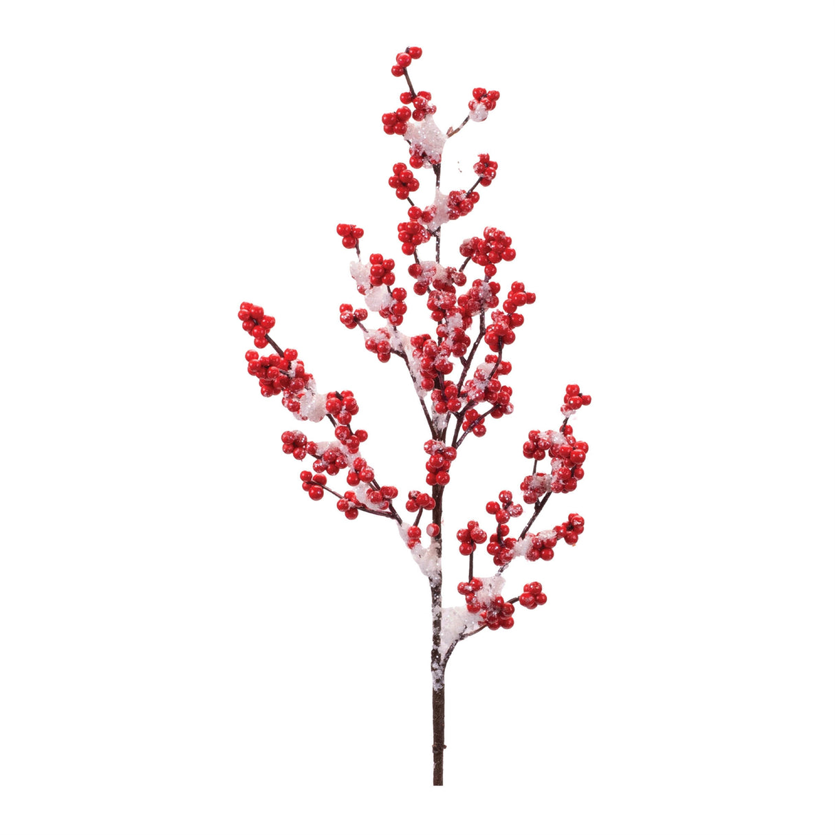 Snowy-winter-berry-branch-(set-of-4)-Christmas-Decor