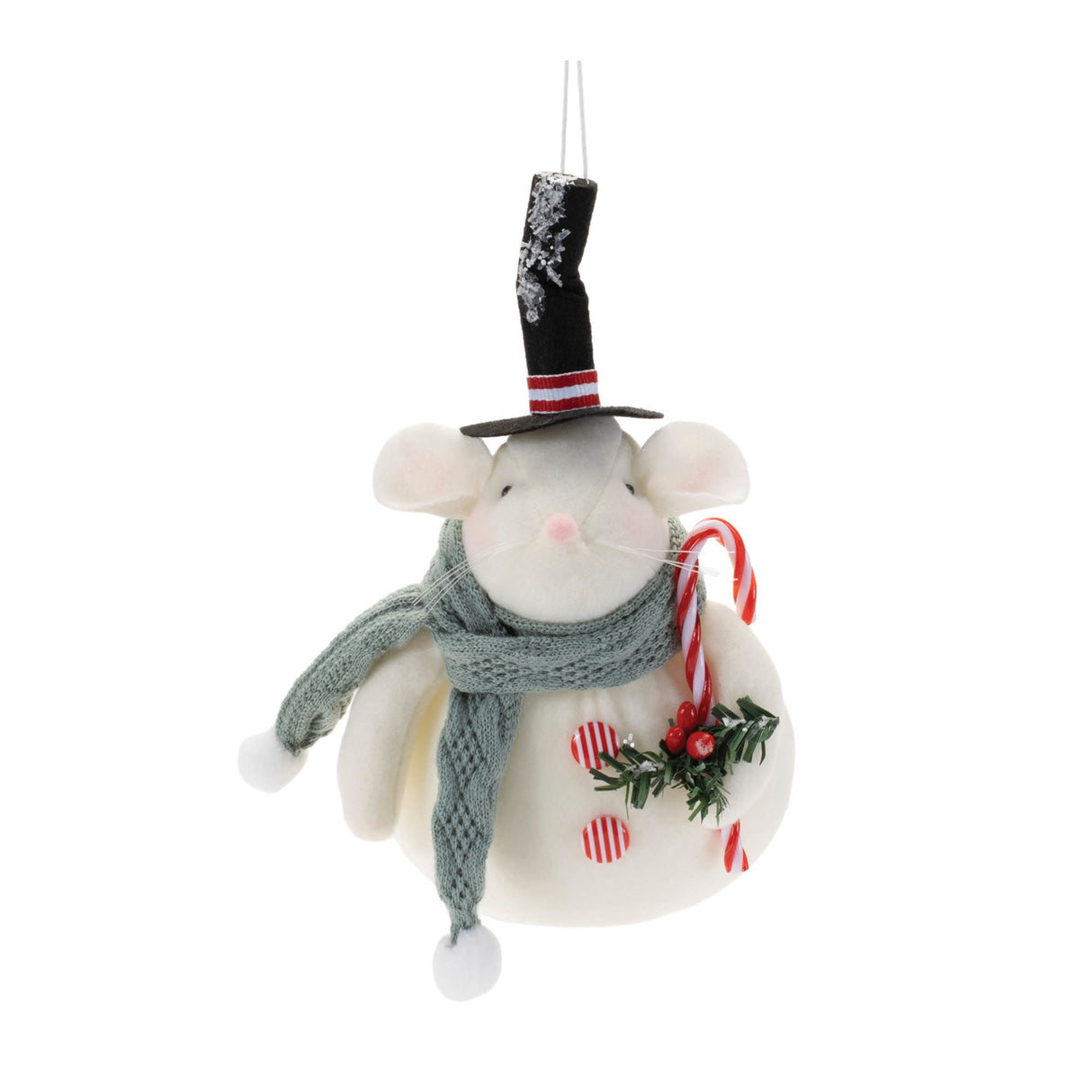 Plush Mouse Ornament (Set of 12)