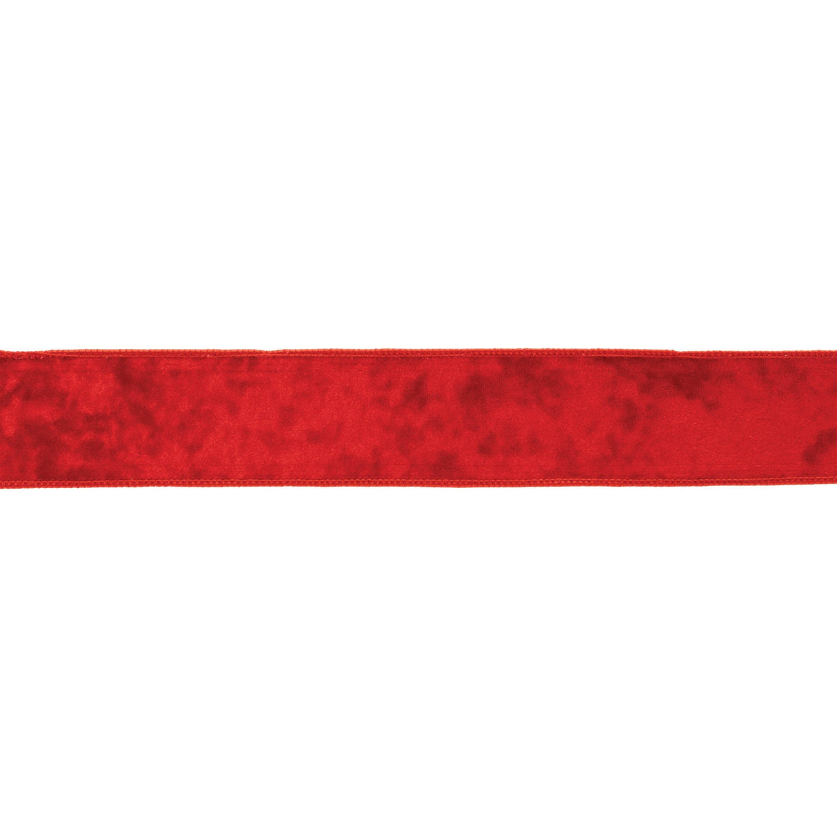 Red wired ribbon 2.5" x 10 yds.