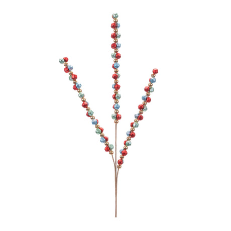 Metal-Sleigh-Bell-Spray-(Set-of-6)-Artificial-Flowering-Plants