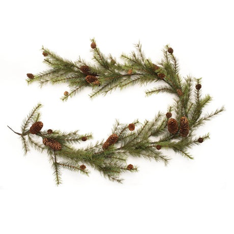 Pine-and-Pinecone-Garland-6'L-Wreaths-&-Garlands