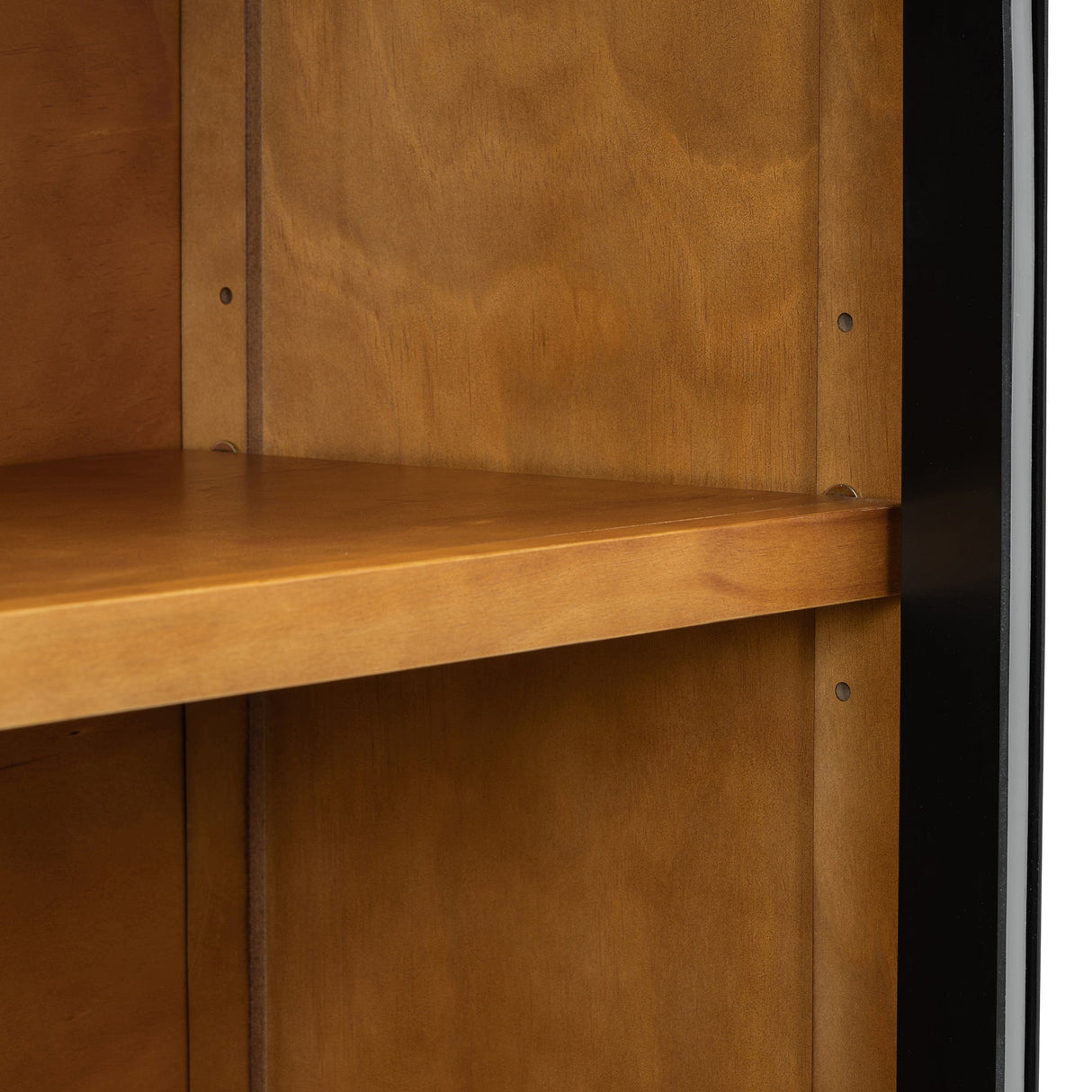 Arched Storage Cabinet with Glass Doors