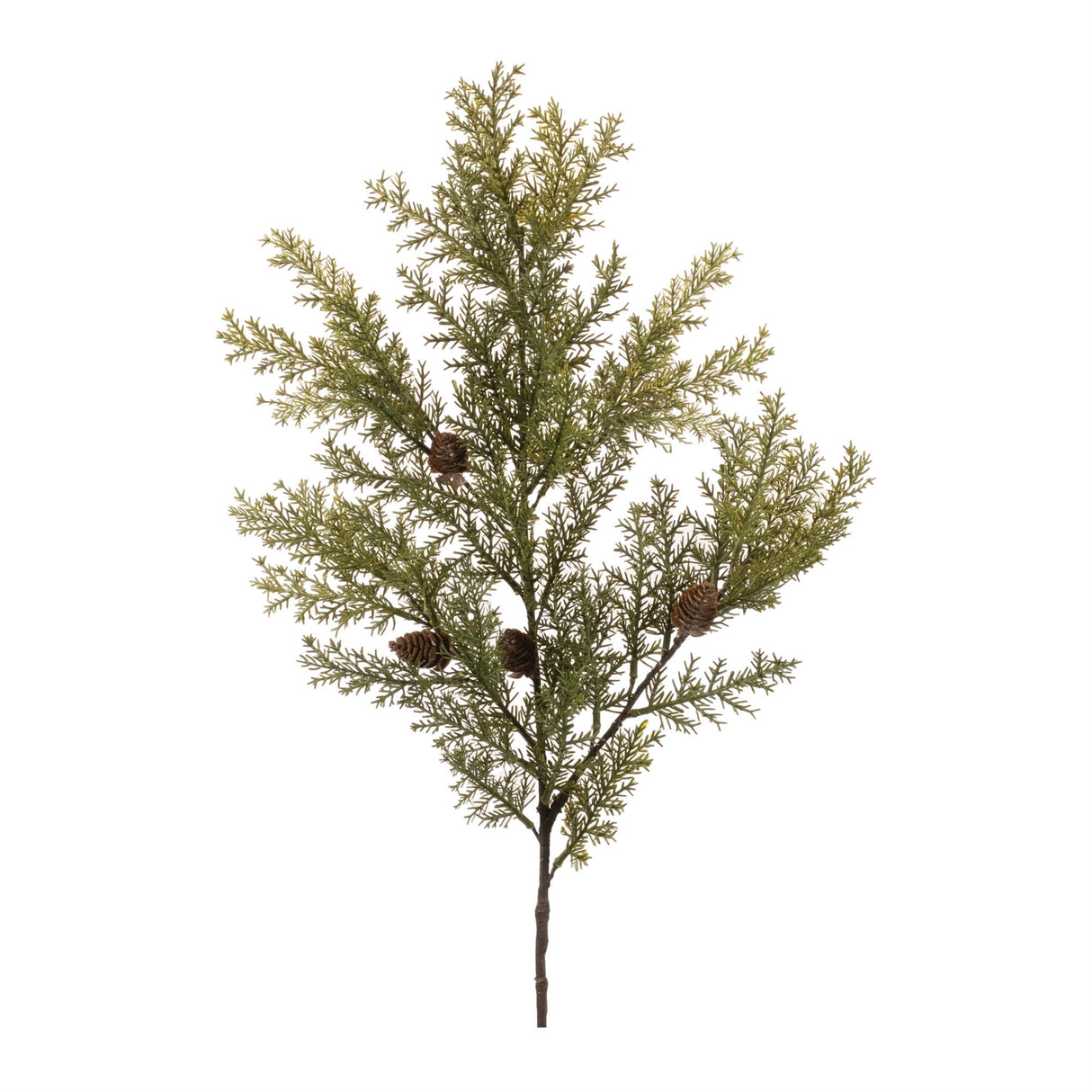 Cedar-and-pincone-spray-(set-of-6)-Artificial-Flowering-Plants