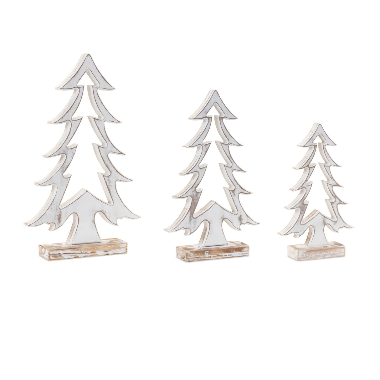 Wood-pine-tree-outline-(set-of-2)-Christmas-Decor