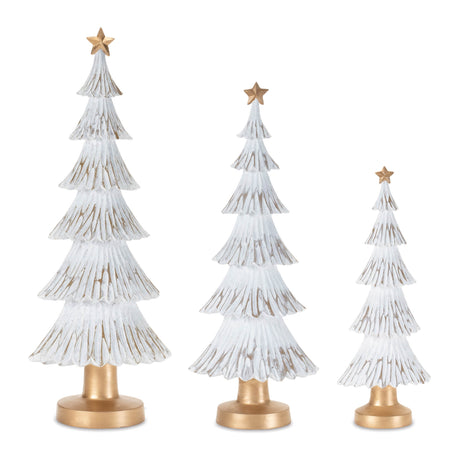 Carved-Winter-Christmas-Tree-(Set-of-3)-Christmas-Trees