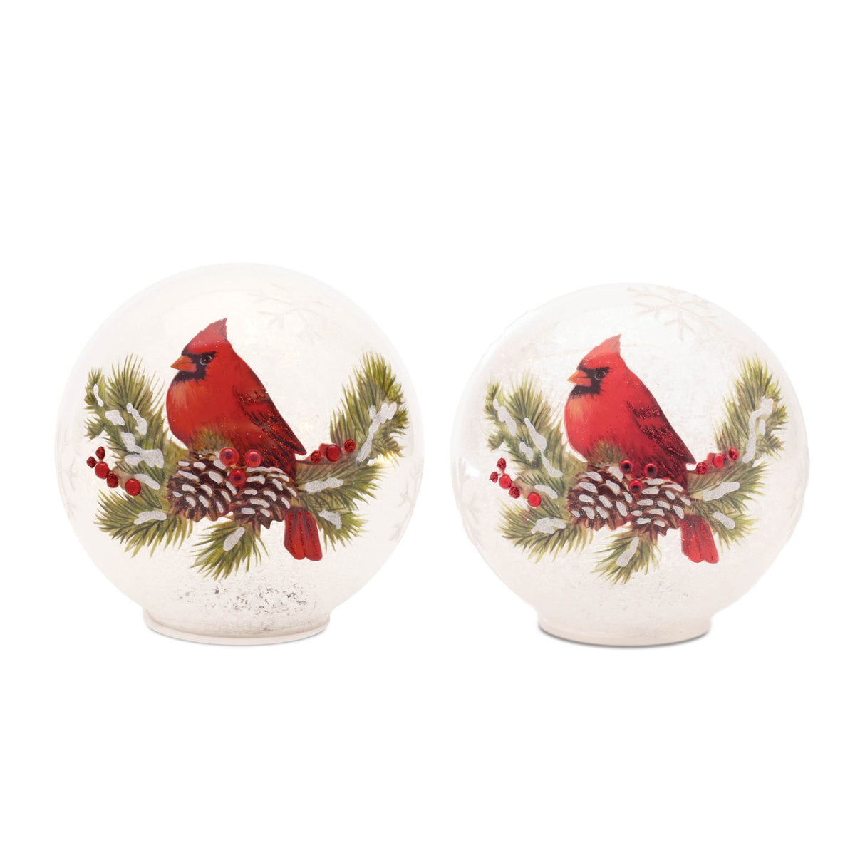 Led-cardinal-pine-globe-(set-of-2)-Decorative-Objects