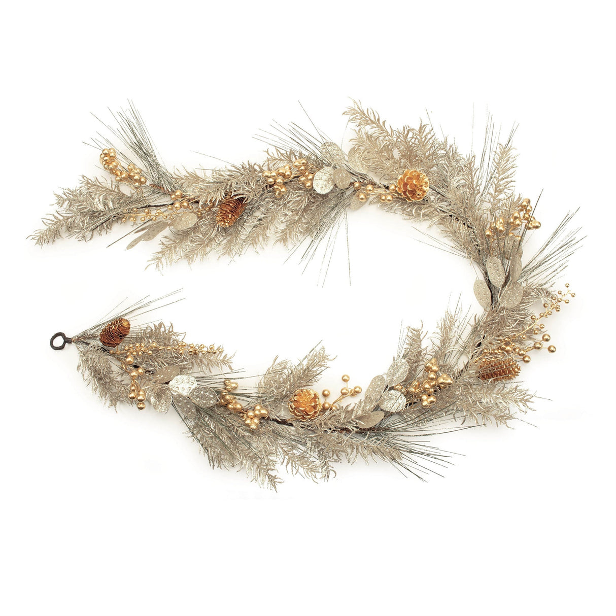 Mixed-pine-eucalyptus-berry-garland-6'l-Wreaths-&-Garlands