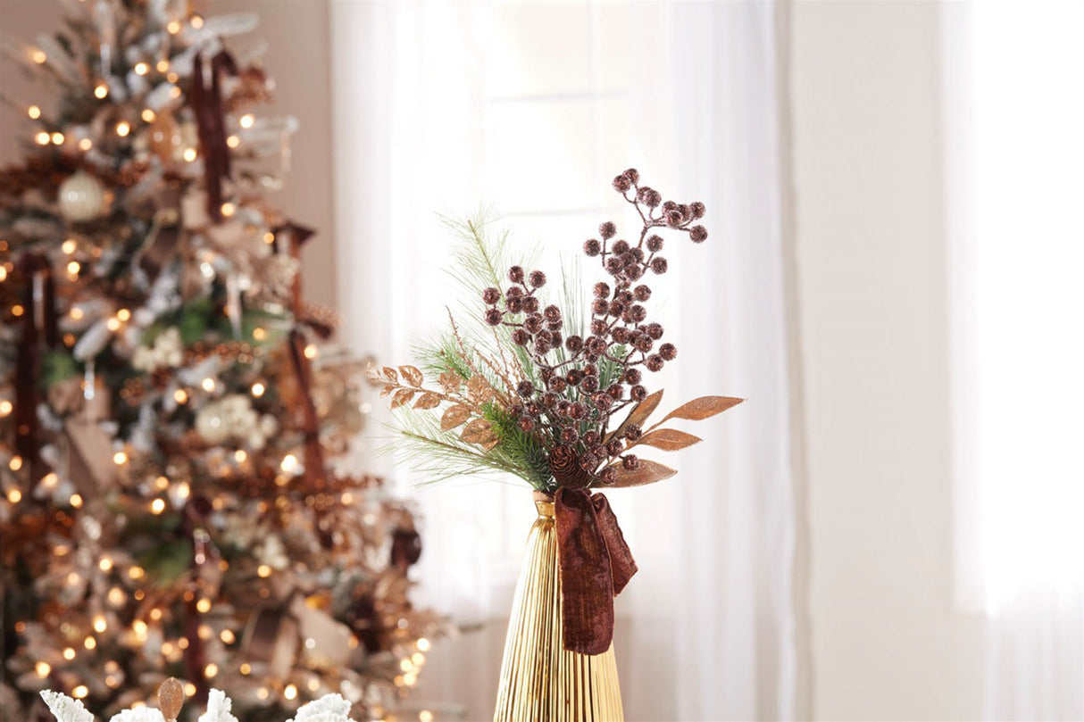 Beaded Berry Spray (Set of 6)