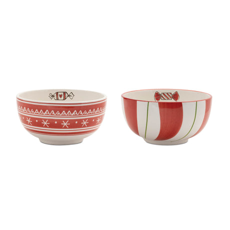 Ceramic-Santa-Candy-Bowl-(Set-of-4)-Bowls