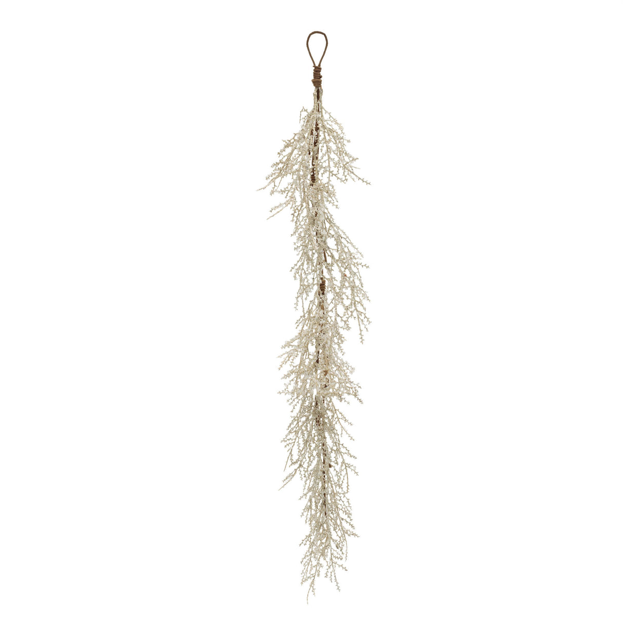 Iced-Twig-Garland-5'L-Wreaths-&-Garlands