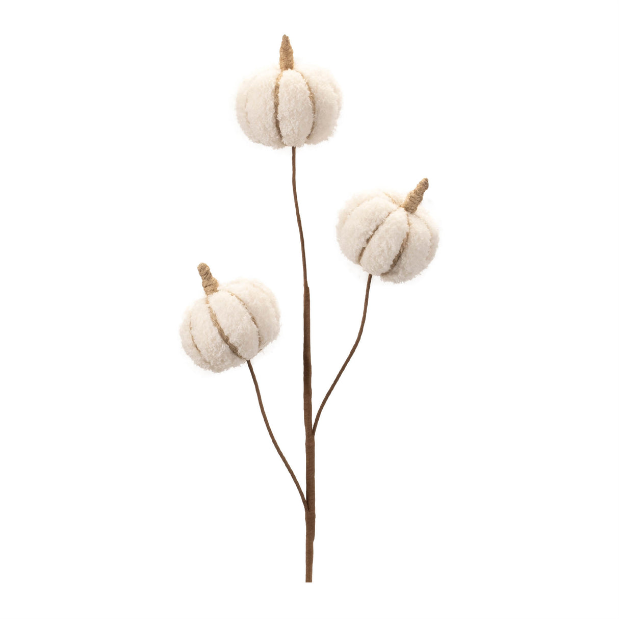 Plush Fall Pumpkin Spray (Set of 2)