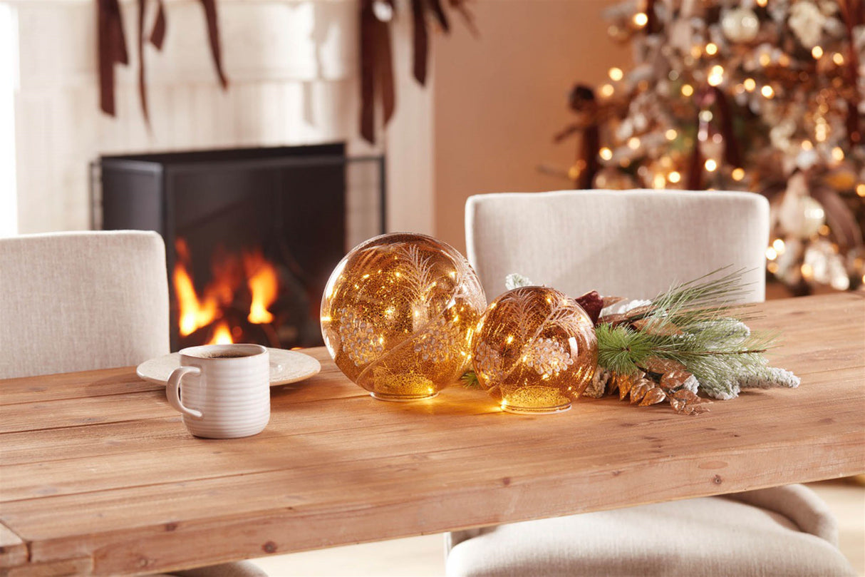 LED-Pinecone-Globe-(Set-of-2)-Decorative-Objects