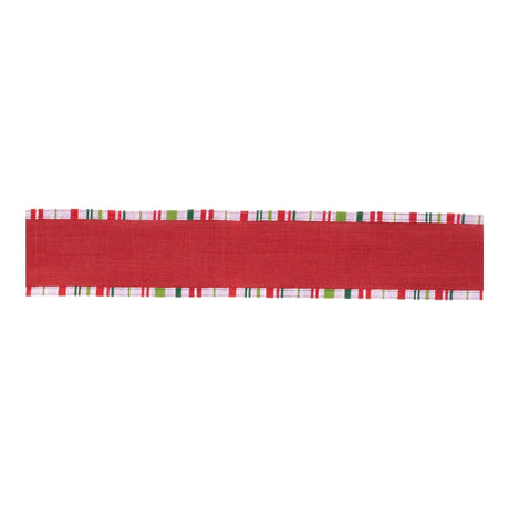 Striped-trim-wired-ribbon-(set-of-2)-Ribbons-&-Trim