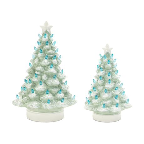 LED-Ceramic-Christmas-Tree-(Set-of-2)-Christmas-Tree