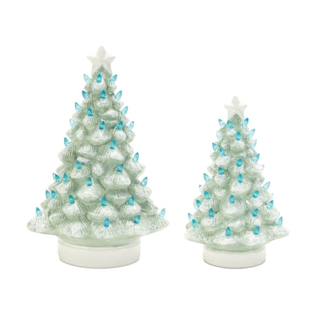 LED-Ceramic-Christmas-Tree-(Set-of-2)-Christmas-Trees