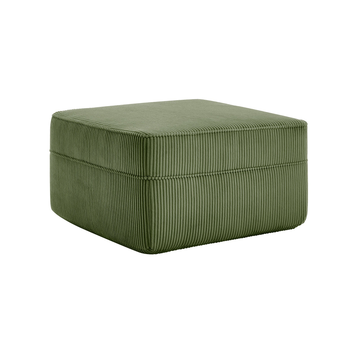 Ottoman Corduroy - Green