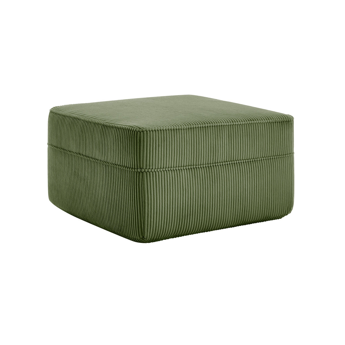 Ottoman Corduroy - Green