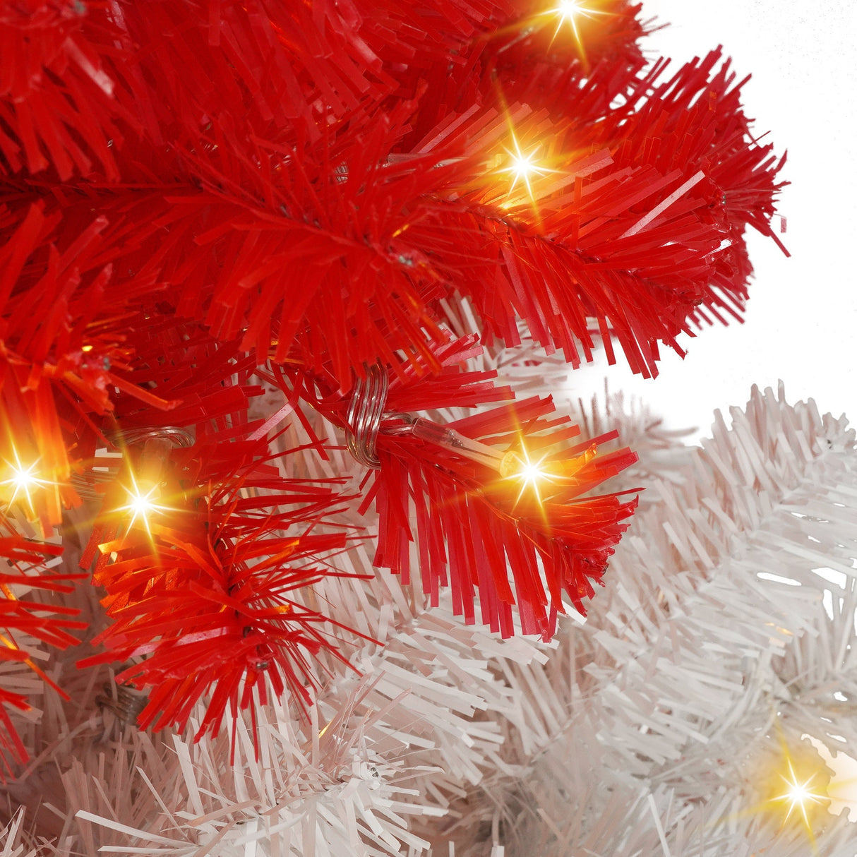 6-Foot Candy Cane Christmas Tree with 300 LED Lights