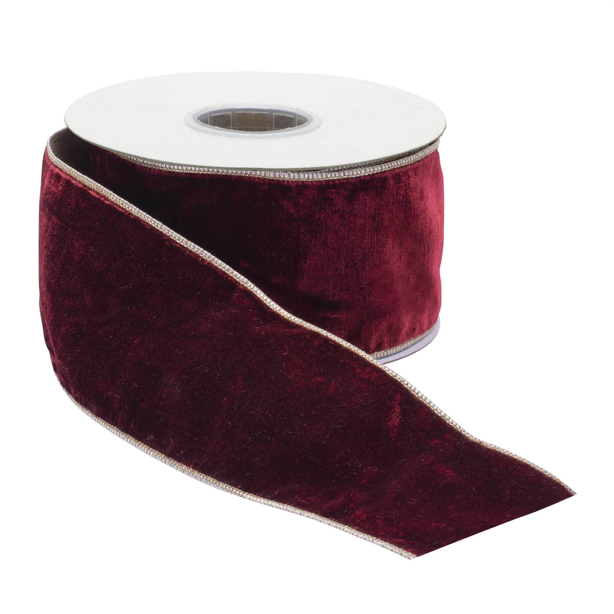 Red Wired Ribbon 4" x 10 Yds.