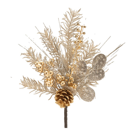 Mixed-pine-eucalyptus-spray-(set-of-6)-Artificial-Flowering-Plants