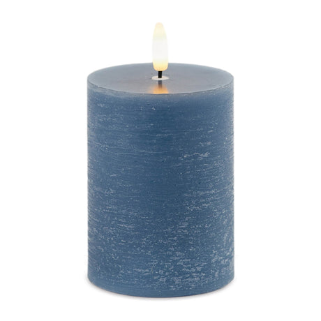 FIA-Wick-Blue-Pillar-Candle-(Set-of-2)-Candles
