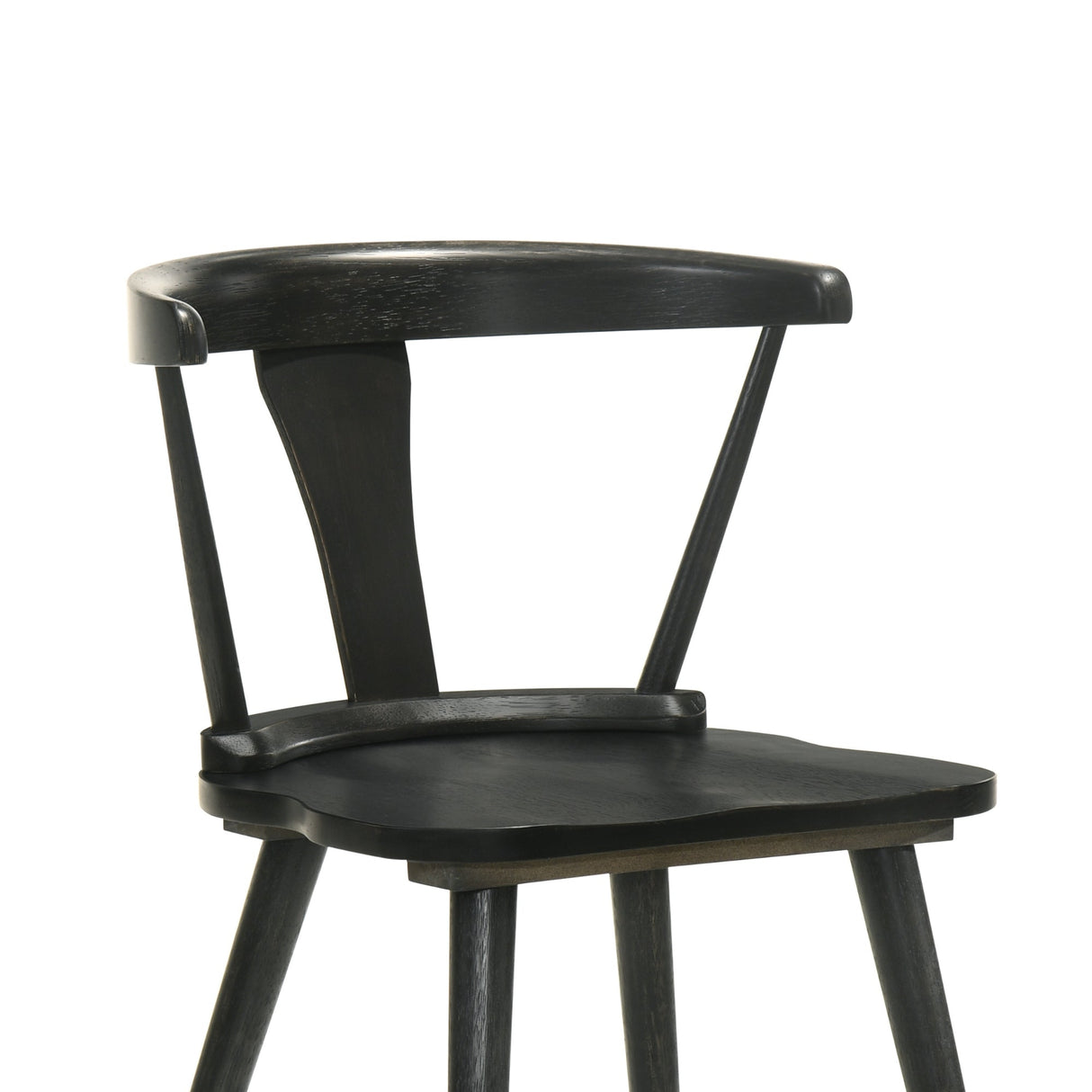 Modern Farmhouse Wood Dining Chairs, Set of 2