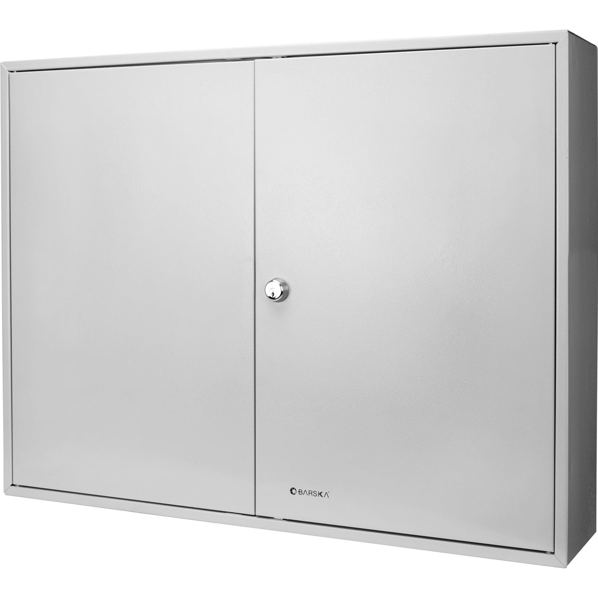 Adjustable Key Cabinet with Lock - Multiple Sizes, Gray or Black