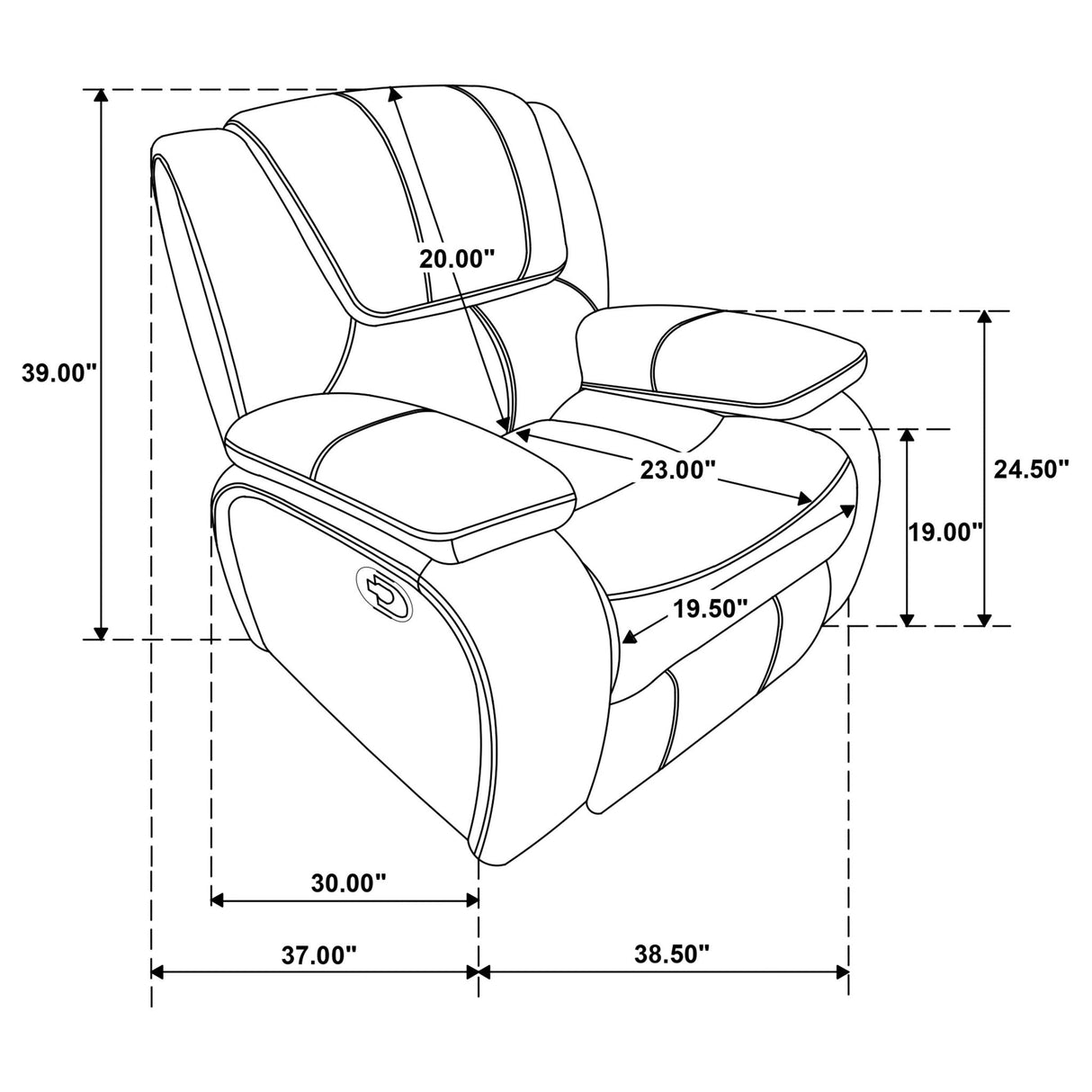 Elodie - Reclining Sofa Set With Manual Recline