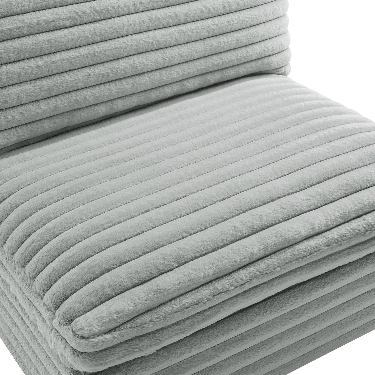 Jenny - Armless Slipper Chair - Gray