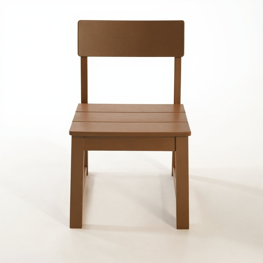 7-Piece HDPE Outdoor Dining Set for 6 – Brown