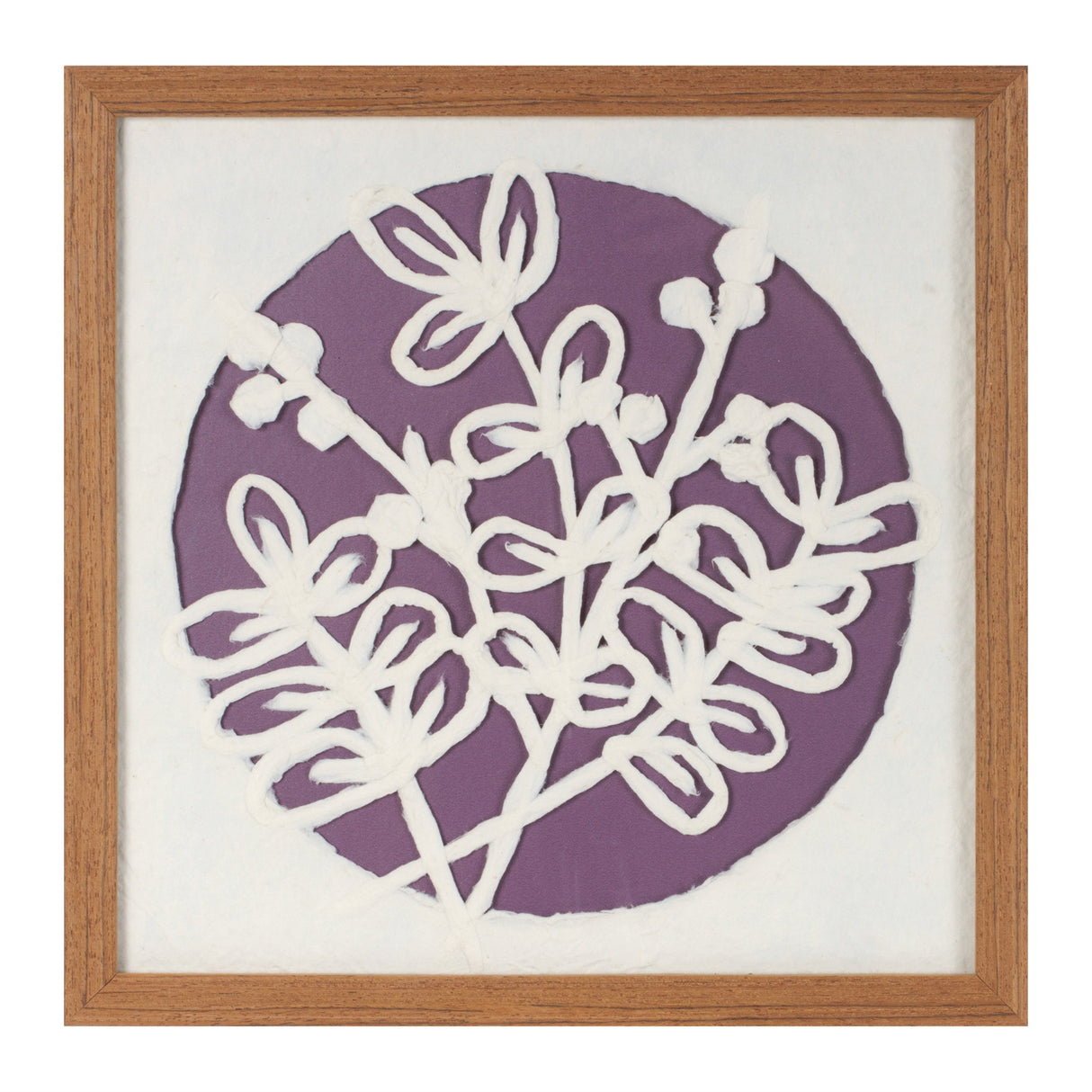 Framed Floral Wall Art Under Glass (Set of 2)