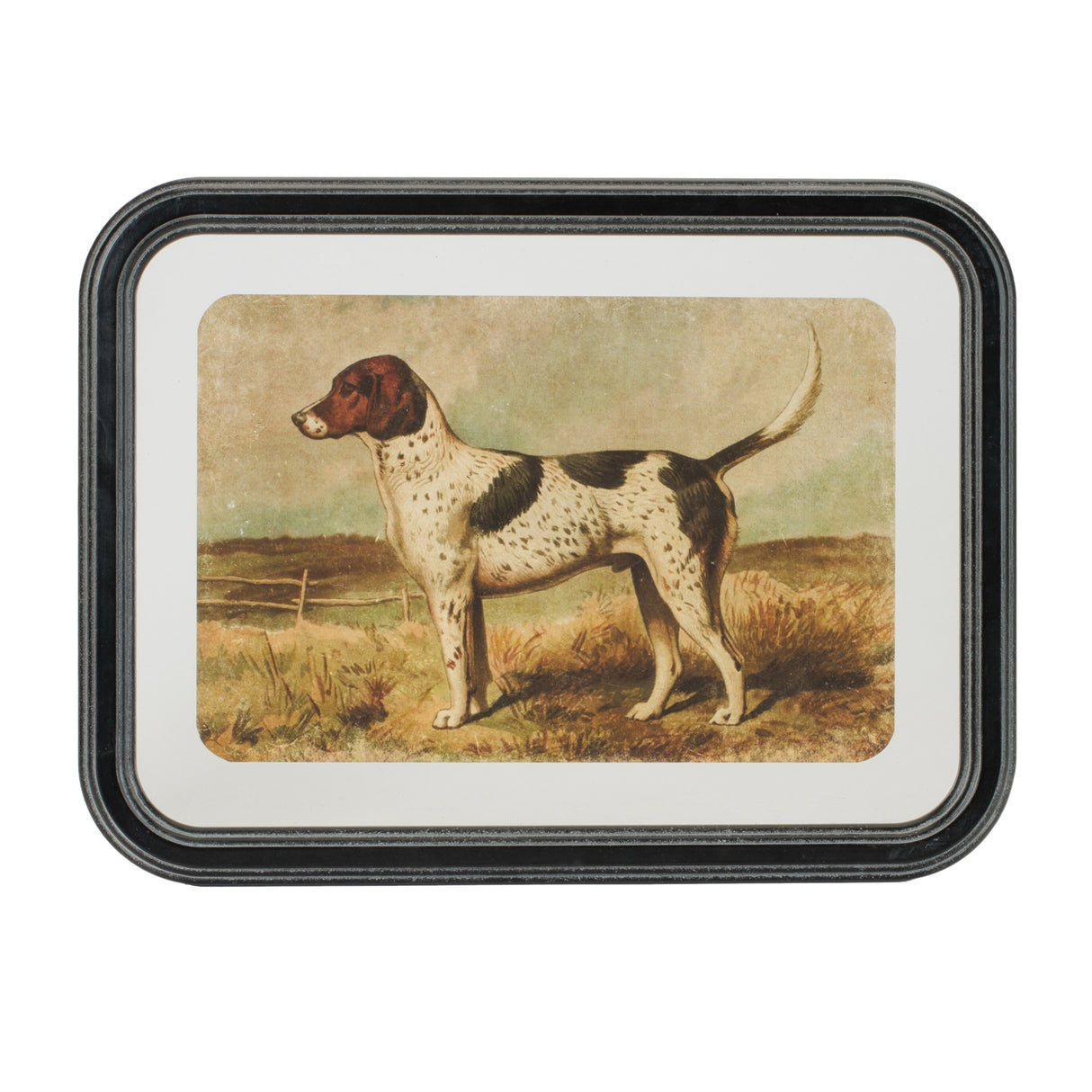 Framed Country Dog Print (Set of 2)