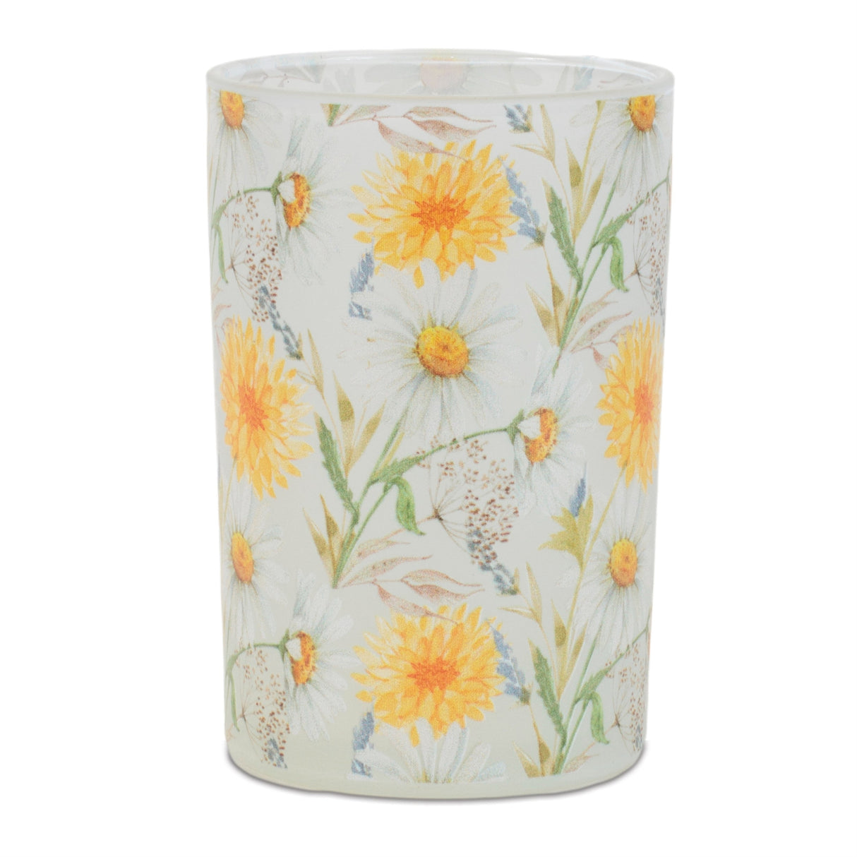 Floral print votive candle holder (set of 3)