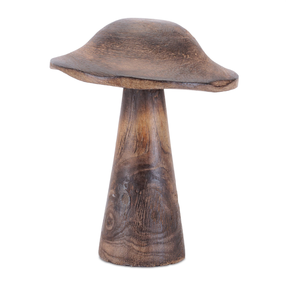 Natural mango wood mushroom (set of 2)