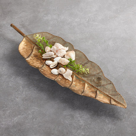 Distressed-Metal-Leaf-Tray-(Set-of-2)-Fall-Decor