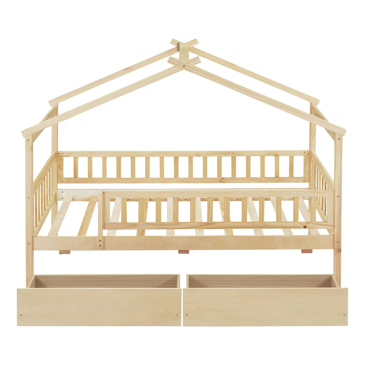 House Bed With 2 Drawers