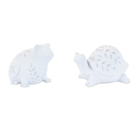 Etched-frog-and-turtle-figurine-(set-of-2)-Figurines