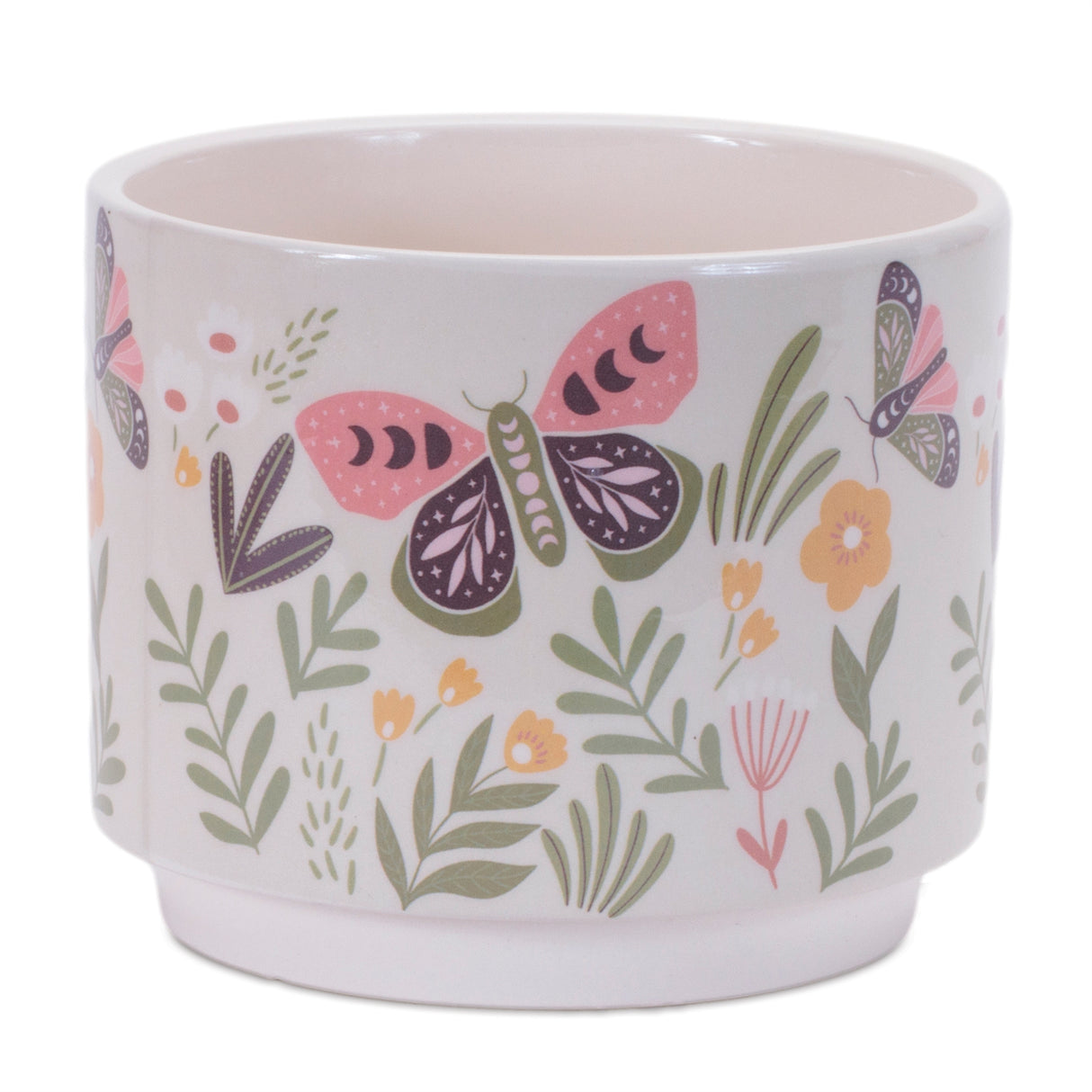 Stone Floral Patterned Planter (Set of 3)