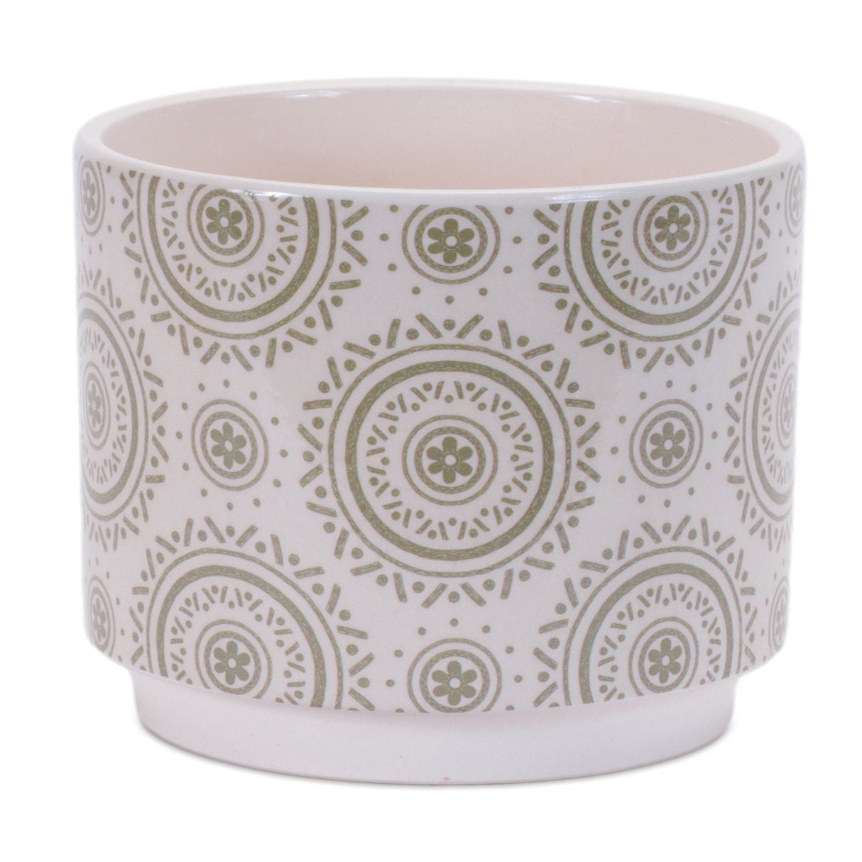 Stone Floral Patterned Planter (Set of 3)