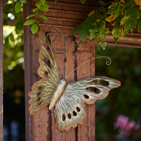 Distressed-Metal-Butterfly-Wall-Hanging-(Set-of-2)-Outdoor-Wall-Decor