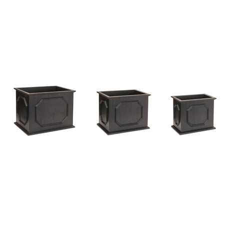 Wooden Box Planter (Set of 3)