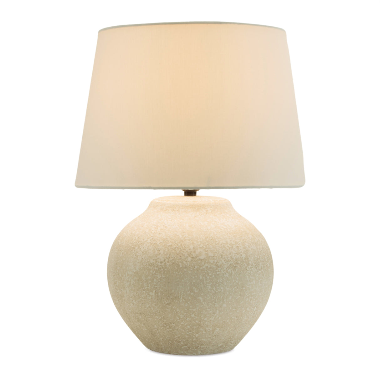 Distressed Ceramic Table Lamp 20"H