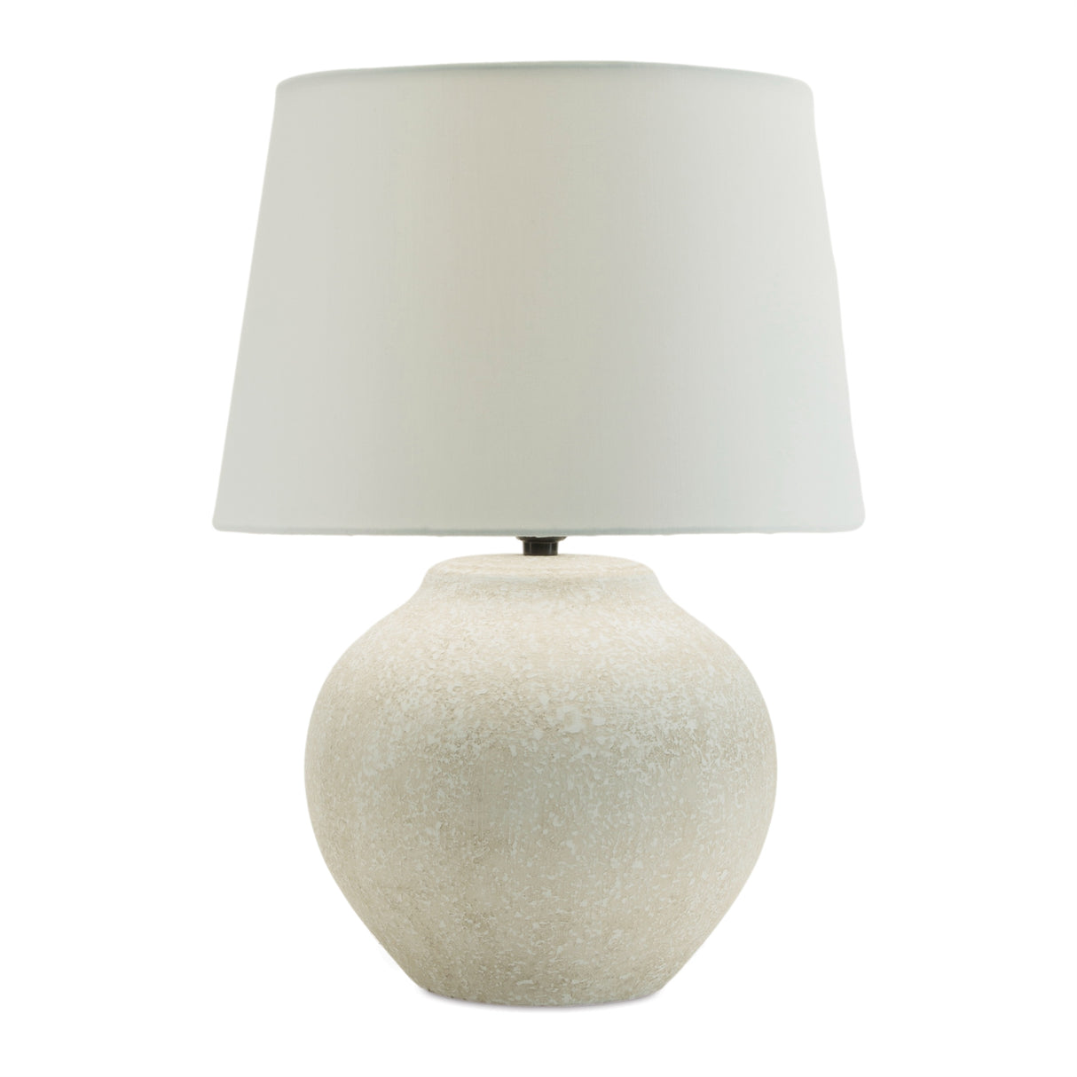 Distressed Ceramic Table Lamp 20"H