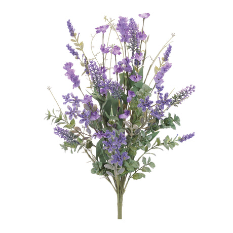 Mixed-Lavender-Floral-Bush-(Set-of-2)-Artificial-Flowering-Plants