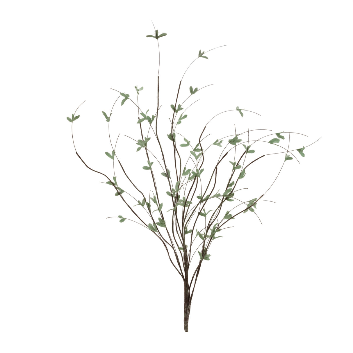 Mini-leaf-twig-branch-(set-of-4)-Artificial-Flowering-Plants