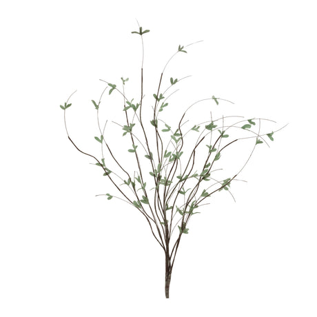 Mini-Leaf-Twig-Branch-(Set-of-4)-Artificial-Flowering-Plants