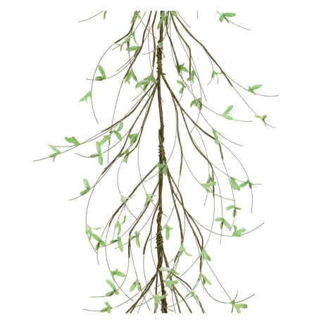 Mini-Leaf-Twig-Garland-(Set-of-2)-Wreaths-&-Garlands